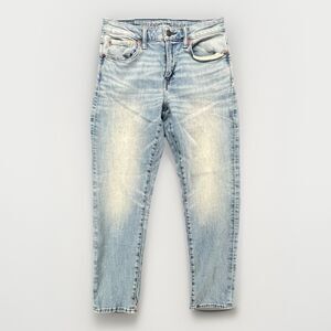 American Eagle Men's 29x30‎ Light Wash Athletic Fit Airflex+ Blue Denim Jeans